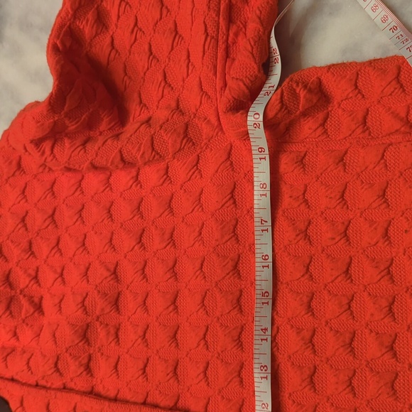 Great Cavalier by St Paul orange A-line three button closure cardigan w/pockets - Picture 6 of 12